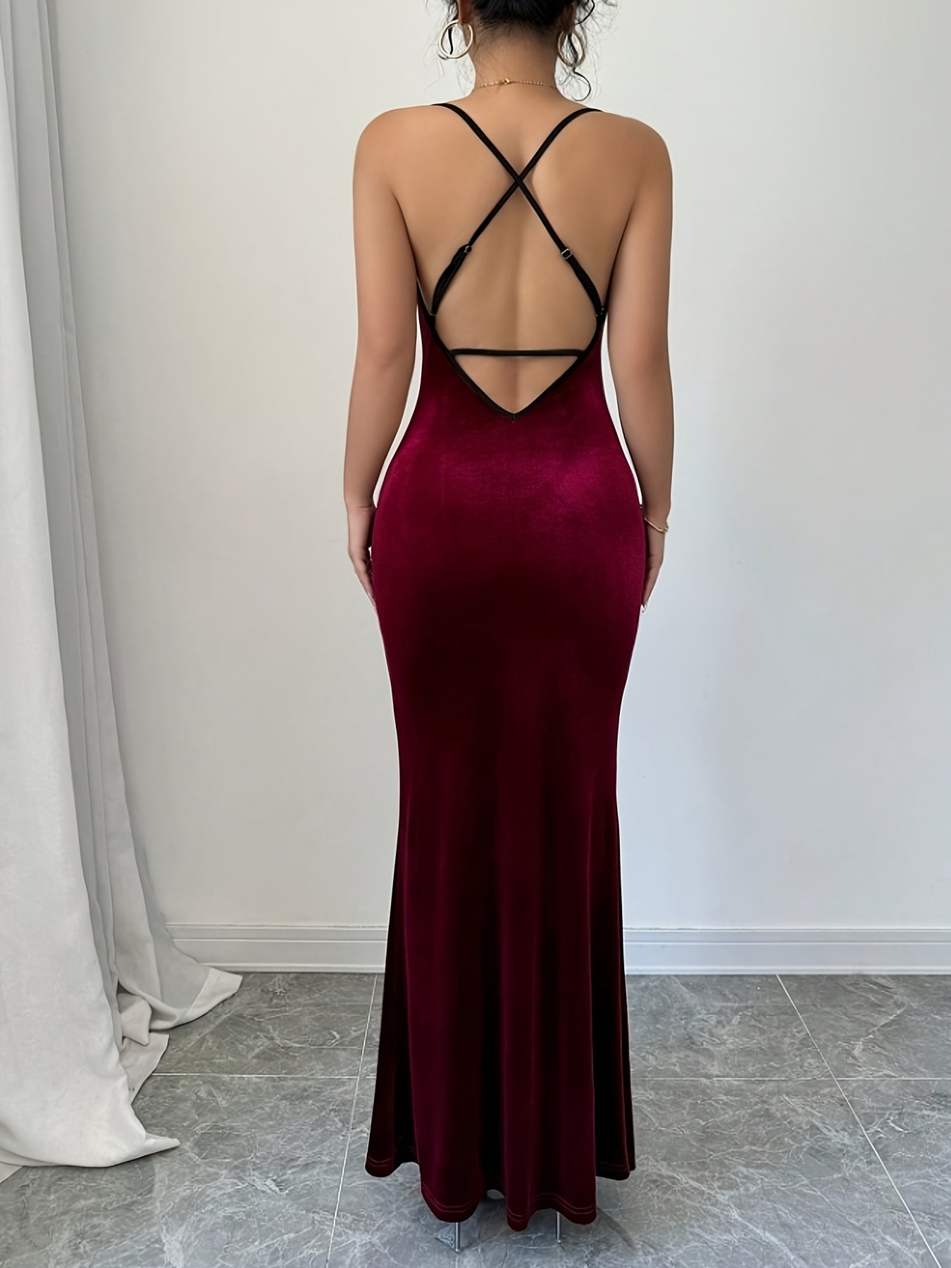 Elegant Women'S Red Dress