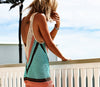 Knitted Cutout Bikini Top Beach Tank Top Sun Protection