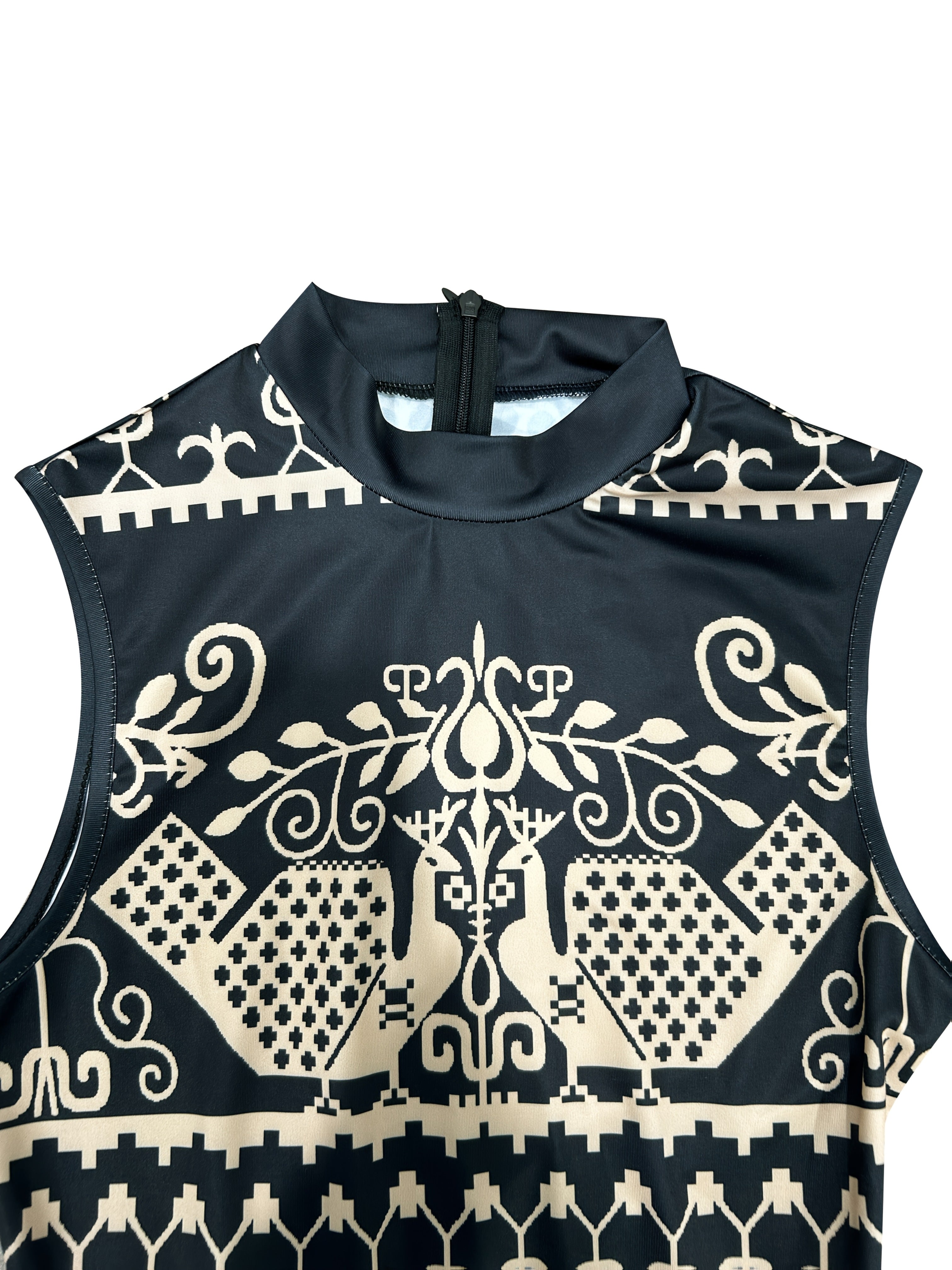 Women'S Stylish And Elegant Sleeveless Printed Jumpsuit