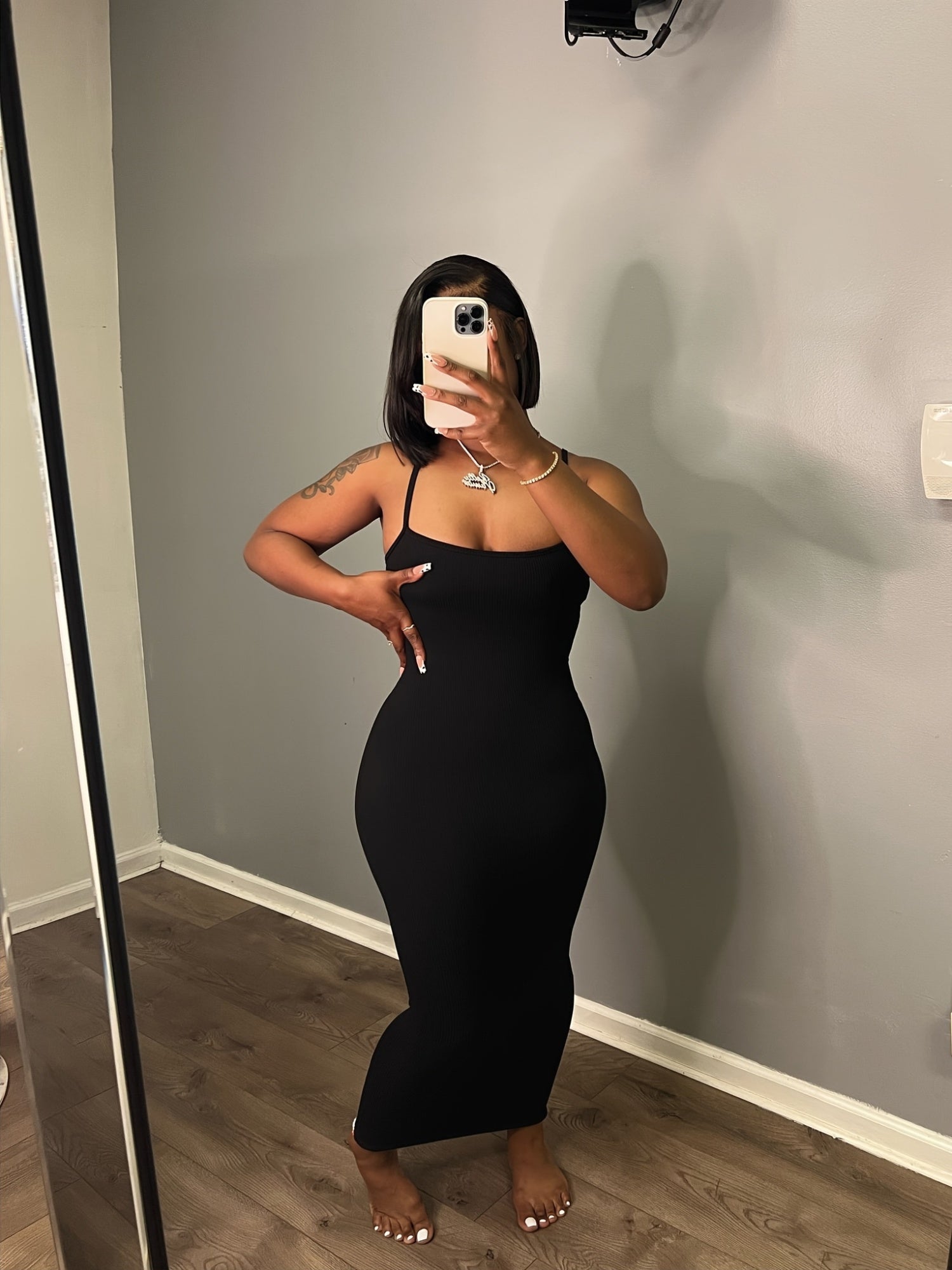 Women'S Casual Slip Dress Sleeveless Bodycon Dresses Ribbed Maxi Sundress Basic Party Club Dress