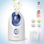Portable Facial Steamer, Deep Hydrating And Moisturizing Spray, Hot Mist Facial Spa Humidifier, Face Hydration Device, Deep Moisturizing, Facial Skincare Sprayer, Easy And Convenient Spa Experience