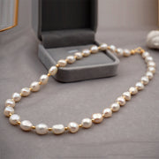 Baroque Freshwater Pearl Necklace Bracelet Earrings Set