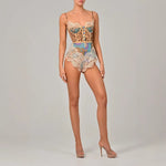 Womens New Strap-style Sexy Lace Jumpsuit