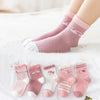 Cotton Children's Socks Medium Tube Dinosaur Thickened Baby Socks