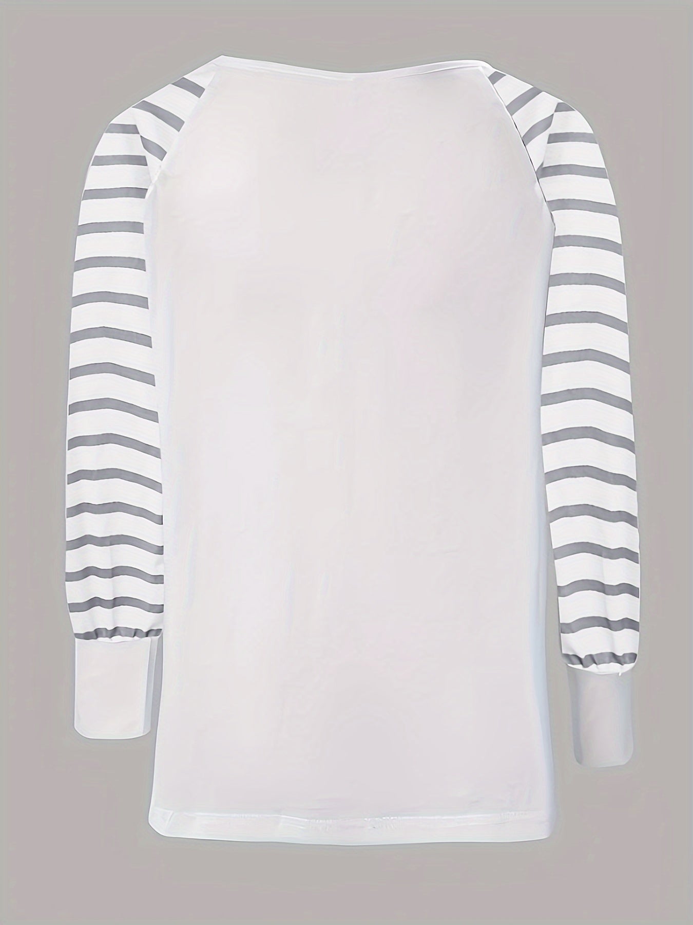 Ladies' V-neck Zipper Decorative Printed Fashion Casual T-shirt Top