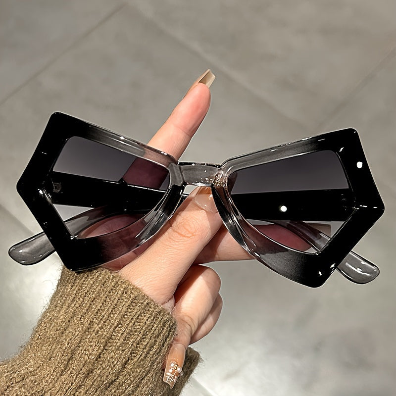 Butterfly Cat Eye Glasses Y2K Jelly Color Block Futurist Sunvisors Beach Party Club Favors For Women And Men's