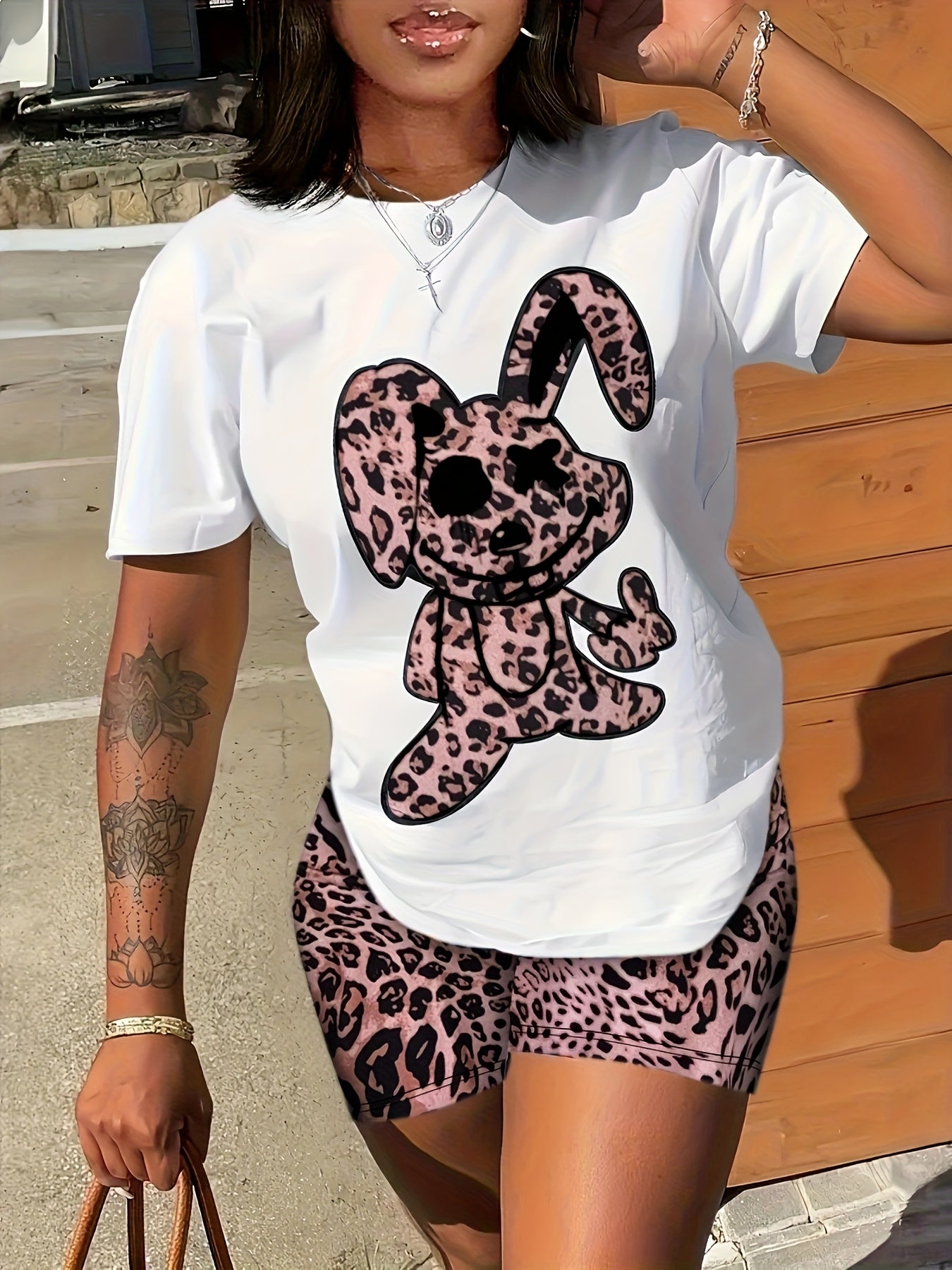 Oriented Fashion Print Shorts Set Trend