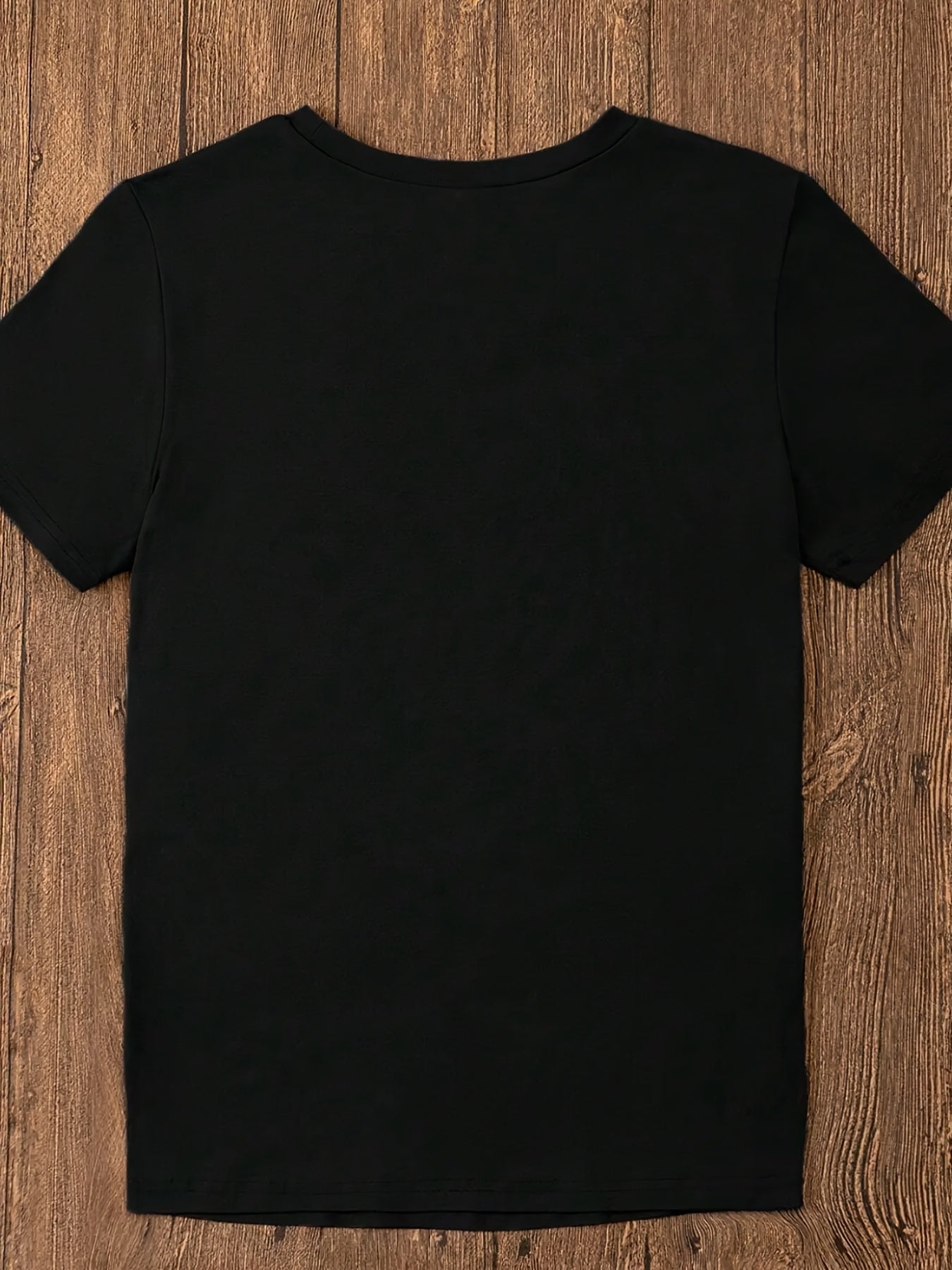 Women's Breathable Letter Print T-Shirt - Soft, Stretchy Crew Neck with Short Sleeves for Casual Spring & Summer Wear, YOUNG Style, Spring/Summer/Autumn