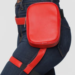 unisexCasual Running Sports Fanny Pack Portable Multifunctional Waist Bag Mobile Phone Bag Mini Leg Bag