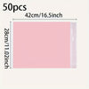 50-Pack Pink Courier Bags, Self-Adhesive Waterproof Mailing Envelopes, Bulk Shipping Bags for Clothes, Books, In-Line Skate Material, Durable Plastic Packaging