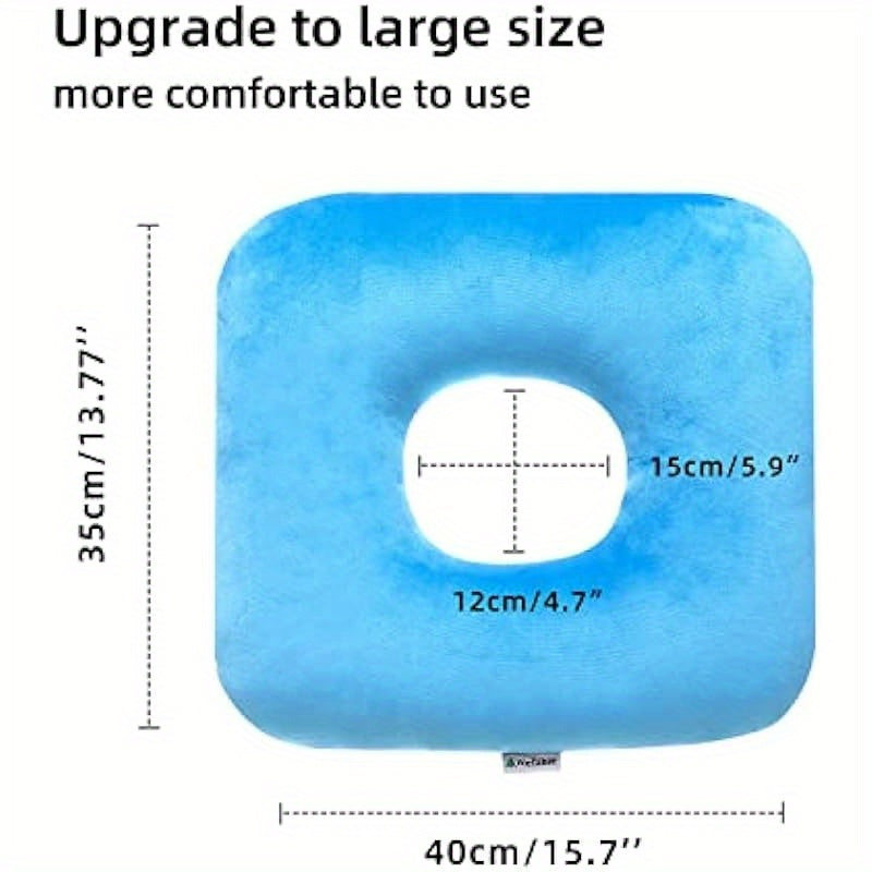 Donut Pillow Tailbone Pain Relief Cushion Bed SoresButt Donut Pillow Anti-Decubitus Pad-Breathable for Hemorrhoids After Surgery Pregnancy Pressure Sores.