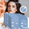 20pcs Bio-Collagen Real Deep Facial Masks, Unisex Adult Moisturizing Skincare, Full-Face Split Sheet Masks, Sleep Mask for Hydration, with Hyaluronic Acid & Nicotinamide, Soothing, Unscented, Alcohol-Free, with Suitable for A