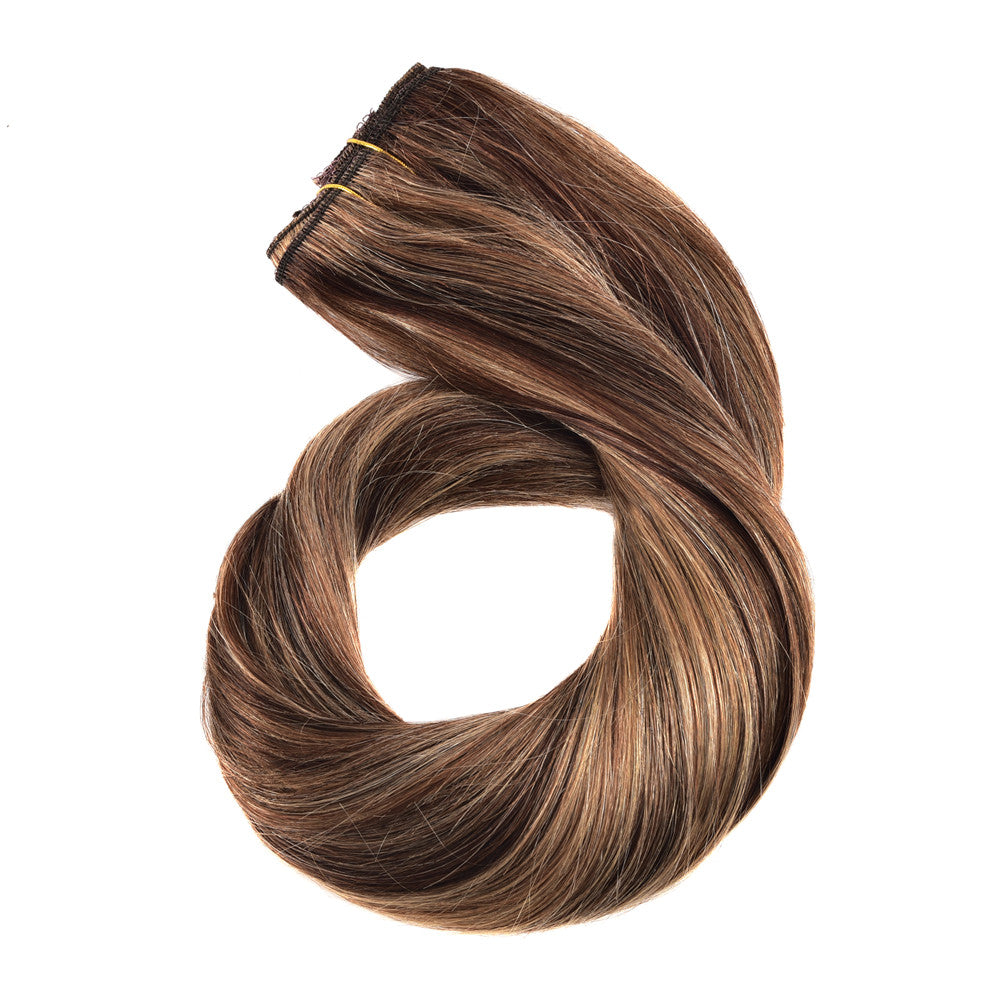 Clip in Hair Extensions Remy Human Hair Clip in Human Hair Natural Straight Clip in Extensions Full Head 7pcs 2.47 oz Long Straight Real Hair