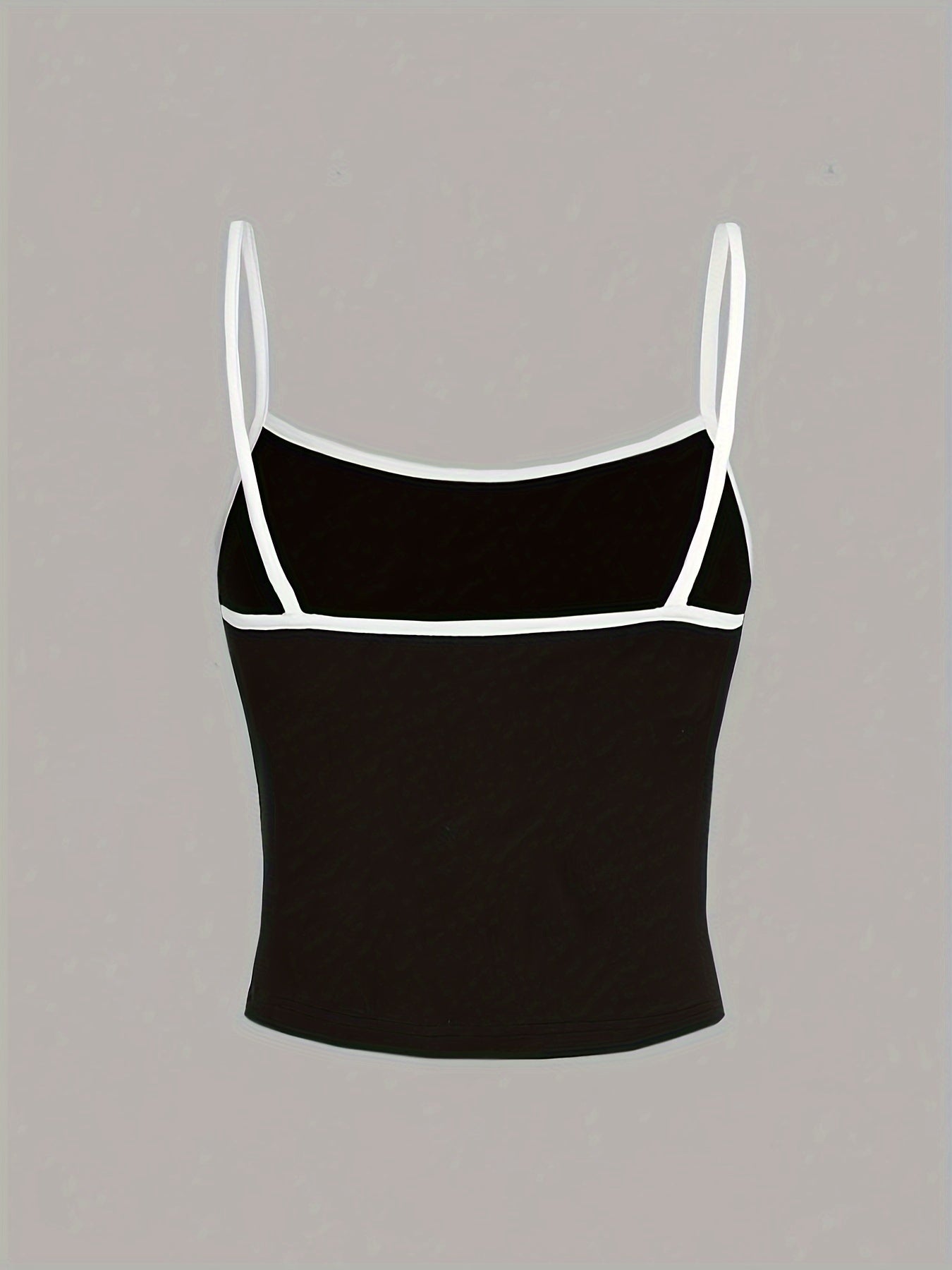 Y2K-Inspired "I Love My Boyfriend" Tank Top - White with Black Straps, Heart Graphic, Casual All-Season Top for Women, Casual Wear|Playful Graphic Top|Comfortable Strap Design, Y2K Tank Tops
