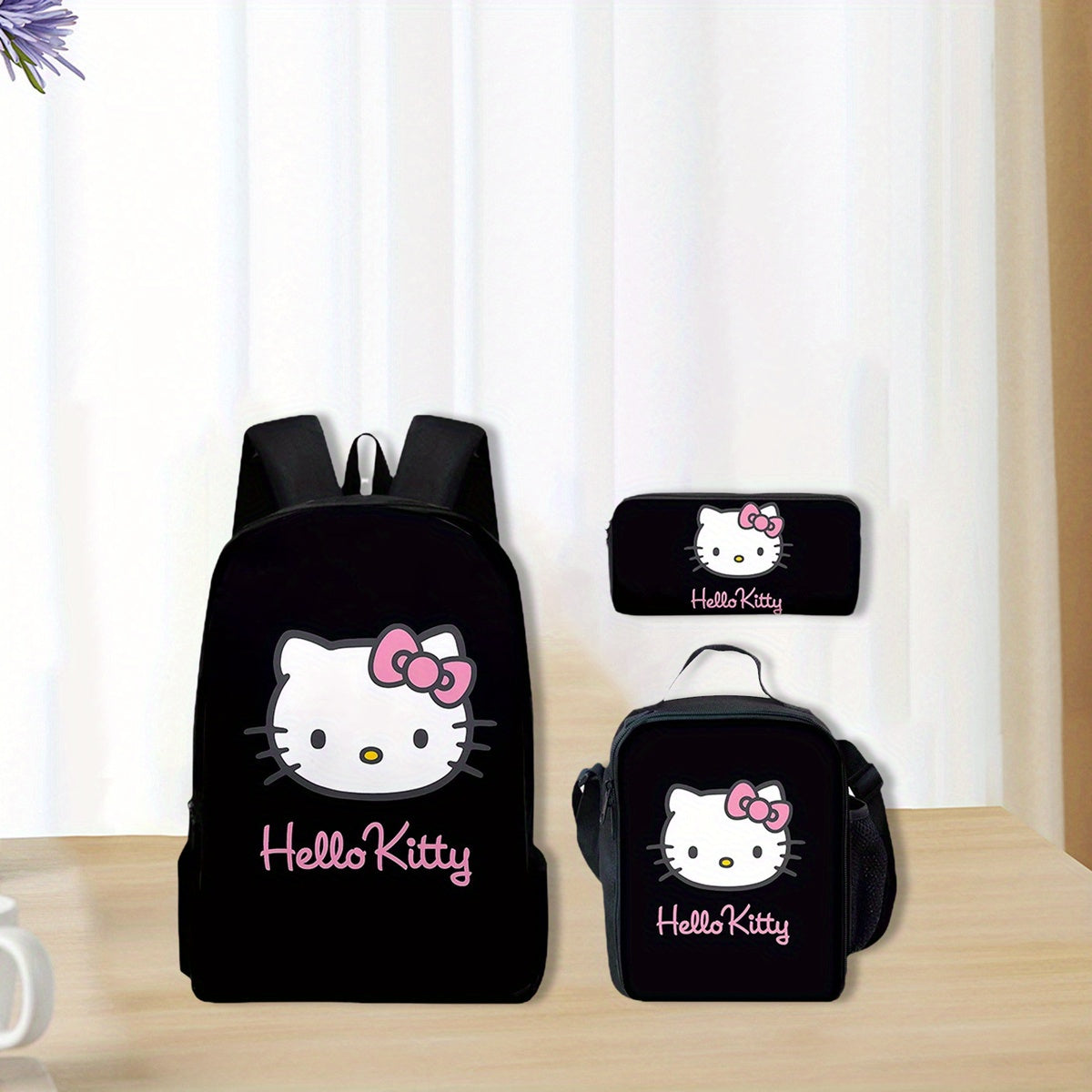Sanrio Backpack for Women, Backpacks with Pencil Case and Crossbody Bag