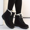 Women'S Plus Size Winter Boots - Warm Lined, Short, Round Toe, PU Sole, Warm & Stylish Outdoor Boots for Cold Weather, Winter Boots|Faux Fur Lined Boots|Sturdy Construction, Winter Boots