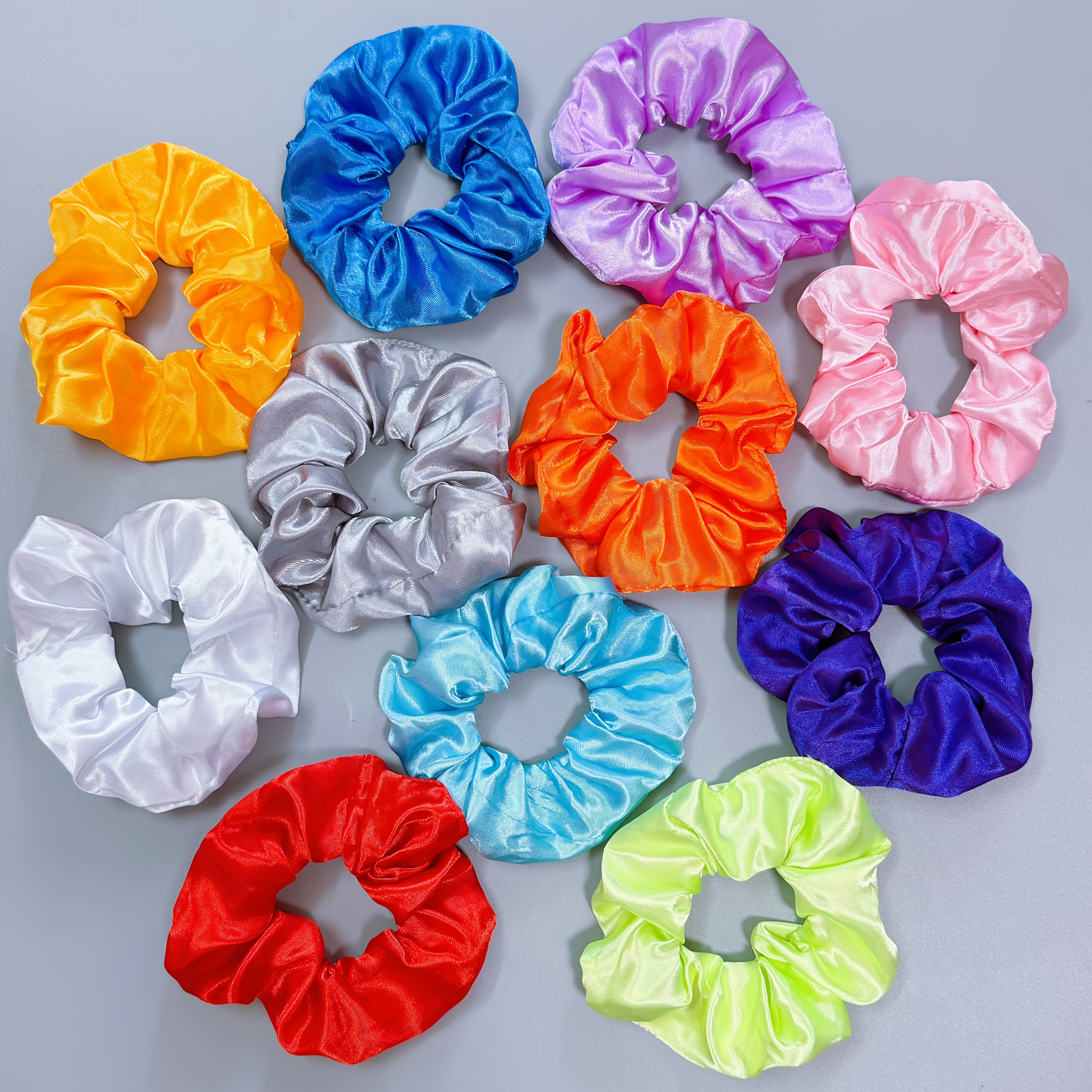 11pcs Colorful LED Luminous Elastic Hair Bands, Christmas And New Year Luminous Elastic Hair Bands with 3 Lighting Modes, Suitable for New Year Parties, Concerts