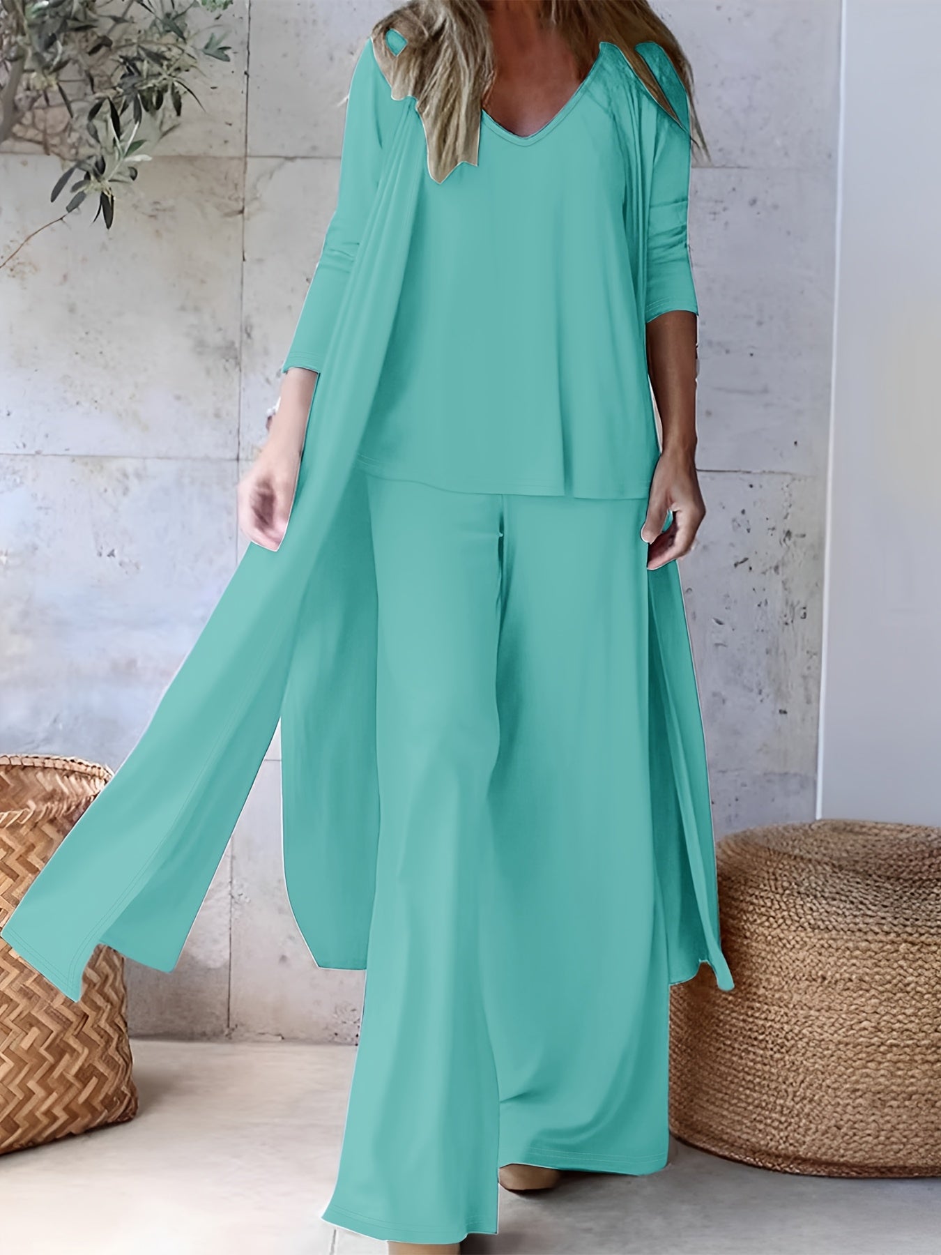 Women's Pants Suit Set