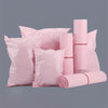 50-Pack Pink Courier Bags, Self-Adhesive Waterproof Mailing Envelopes, Bulk Shipping Bags for Clothes, Books, In-Line Skate Material, Durable Plastic Packaging