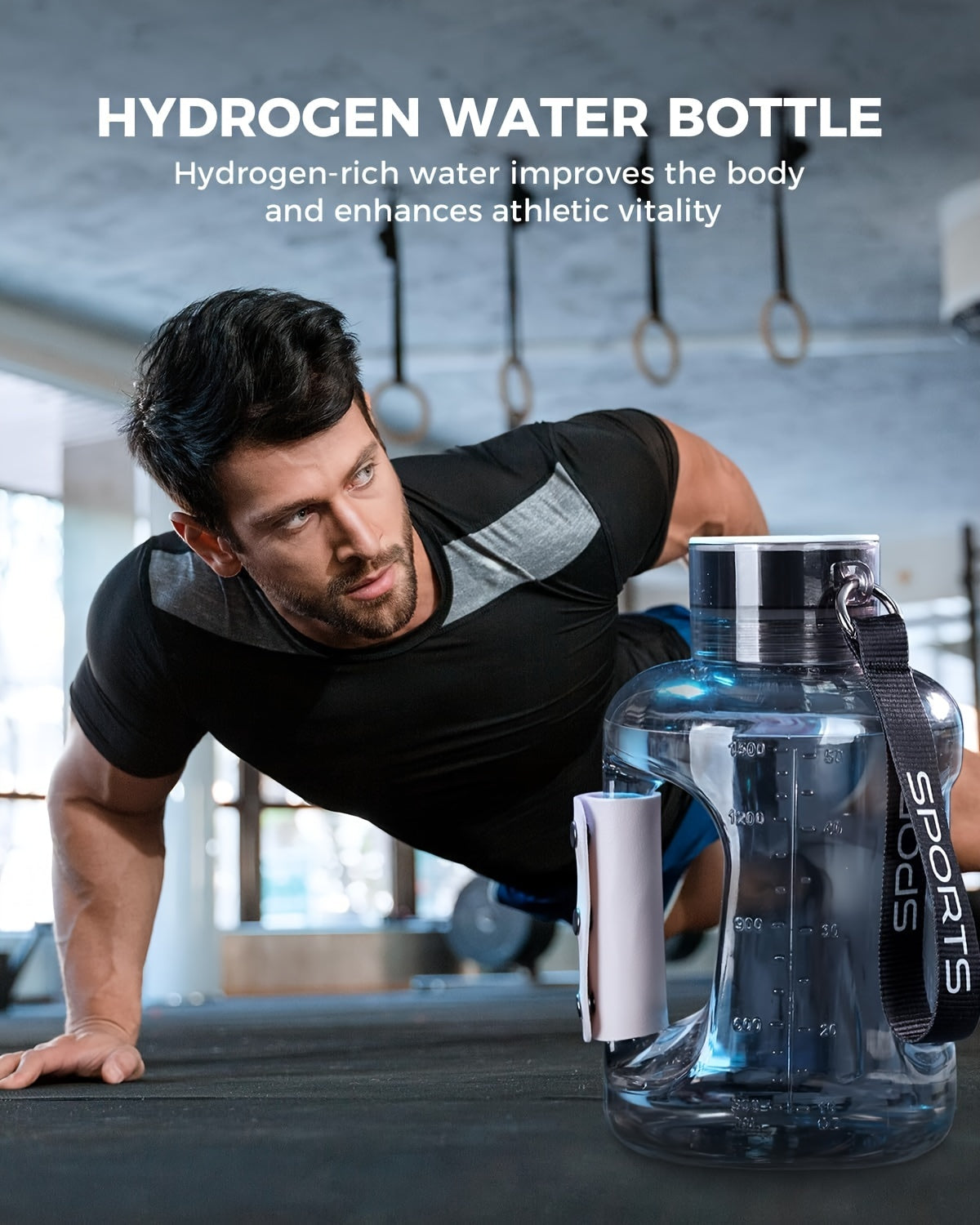 Hydrogen-Rich Water Cup Kettle Water Bottle Portable Pot Hydrogen And Oxygen Separation of High Concentration of Hydrogen-Rich Pot Large-Capacity Sports Tons Tons Bucket