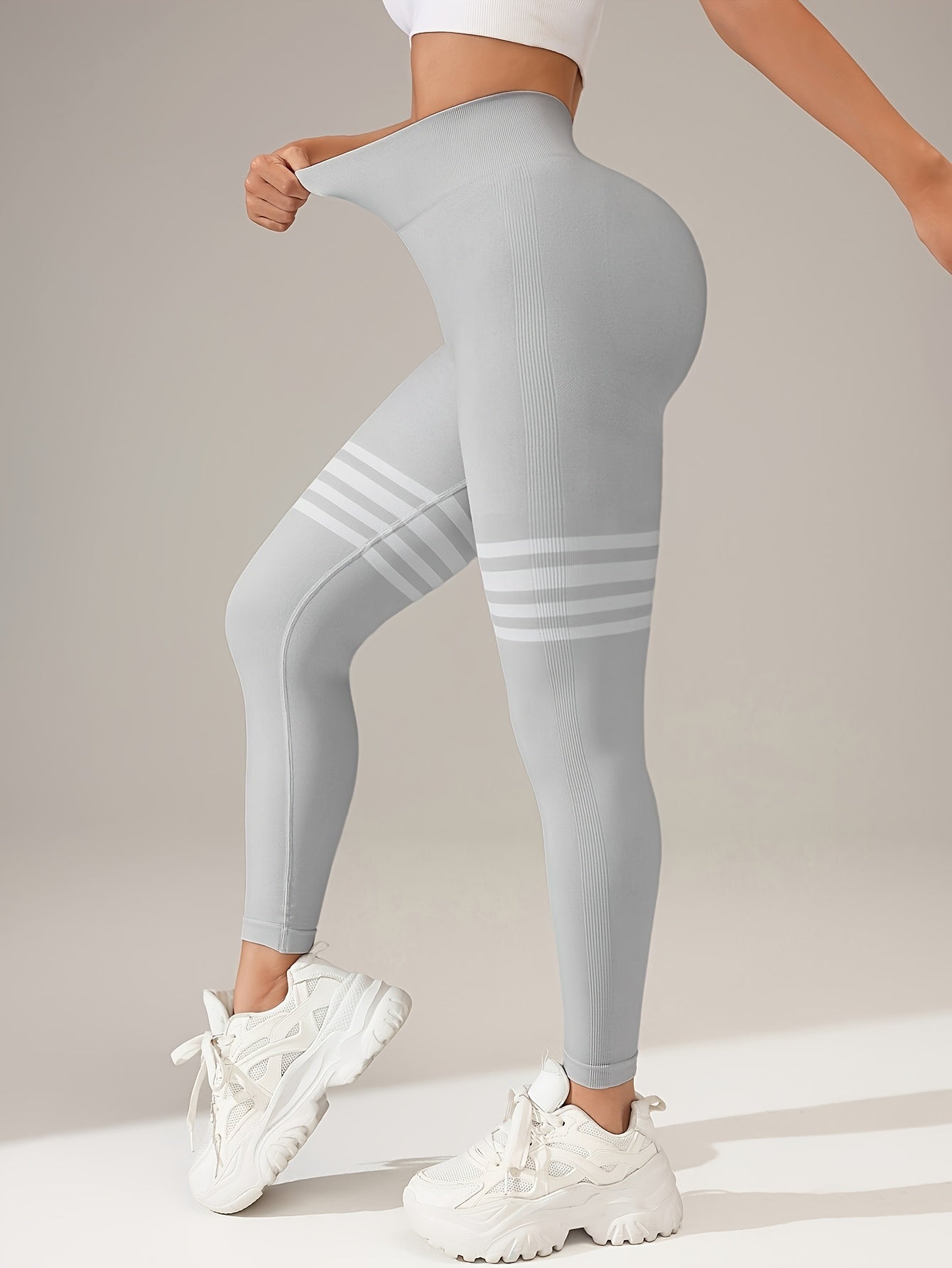 3 Pack High Waisted Leggings For Women Tummy Control Butt Lifting Yoga Pants Workout Compression Tights