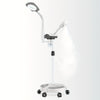 Facial Steamer Professional 2 In 1 Ozone With 5X Magnifying Lamp On Wheels For Spa, Beauty Salon And Home Use, 2-in-1 Esthetician Steamer On Wheels With Ozone And Hot Mist, Ionic Facial Steamer For Facial Deep Cleaning And Mo