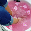 Foot Soak, Jelly Spa Pedicure Spa, Bubble Foot Bath Spa, Foot Salt Soak for Stubborn Foot Odor Dry Cracked Feet Foot Care for Women Men Summer Essential (Lavender, Rose,Strawberries)