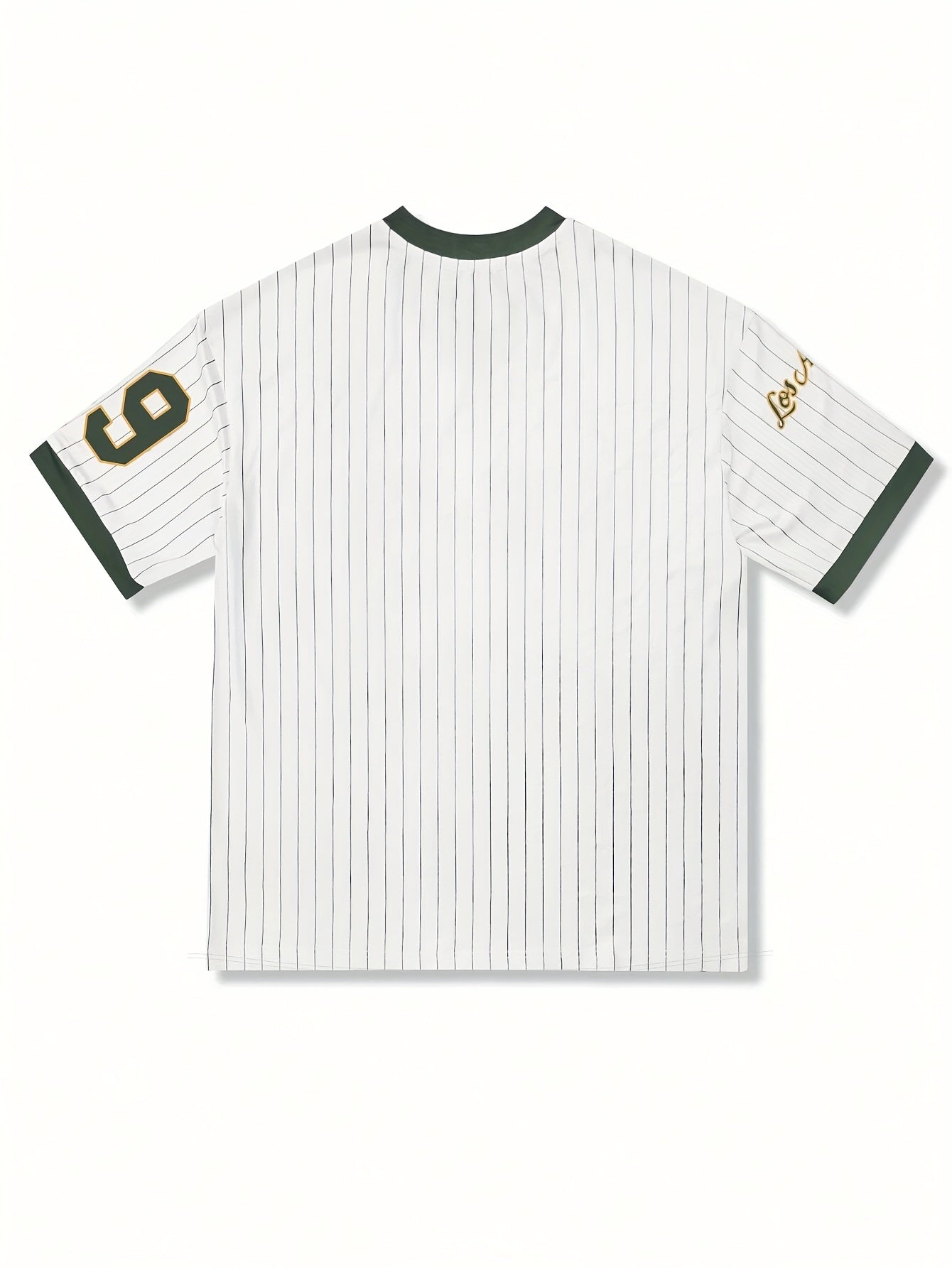 V-Neck Sports T-Shirt, Polyester, Slight Stretch, Knit Fabric, 180g/㎡, Print Pattern, with Net Fabric, for Spring/Summer