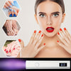 FEIYBA Portable Mini Handheld Nail Lamp with Digital Display - Fast Gel Curing, Wireless, Easy to Carry, Ideal for Home Salons & Travel, USB Rechargeable, Lithium Battery, Oil-Free Nail Care, Portable Nail Lamp|Cylindrical La