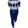 Two Piece Outfits For Women Casual Jogging Suit Set Long Sleeve Sweatshirt And Sweatpants Tracksuit Athletic Loungewear