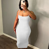 Women'S Casual Slip Dress Sleeveless Bodycon Dresses Ribbed Maxi Sundress Basic Party Club Dress