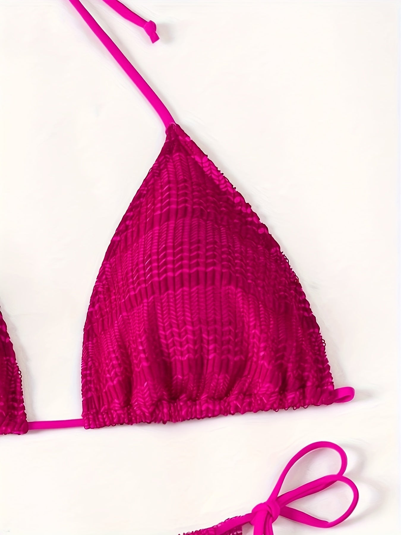 3pcs Women's Vacation Set: Off-Shoulder Bikini Top, Bottoms and Skirt Set Summer Beach