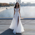Korean Style Detachable Wedding Dress 2025 New Bridal Fantasy Entrance Train Split Mermaid High-End Lightweight