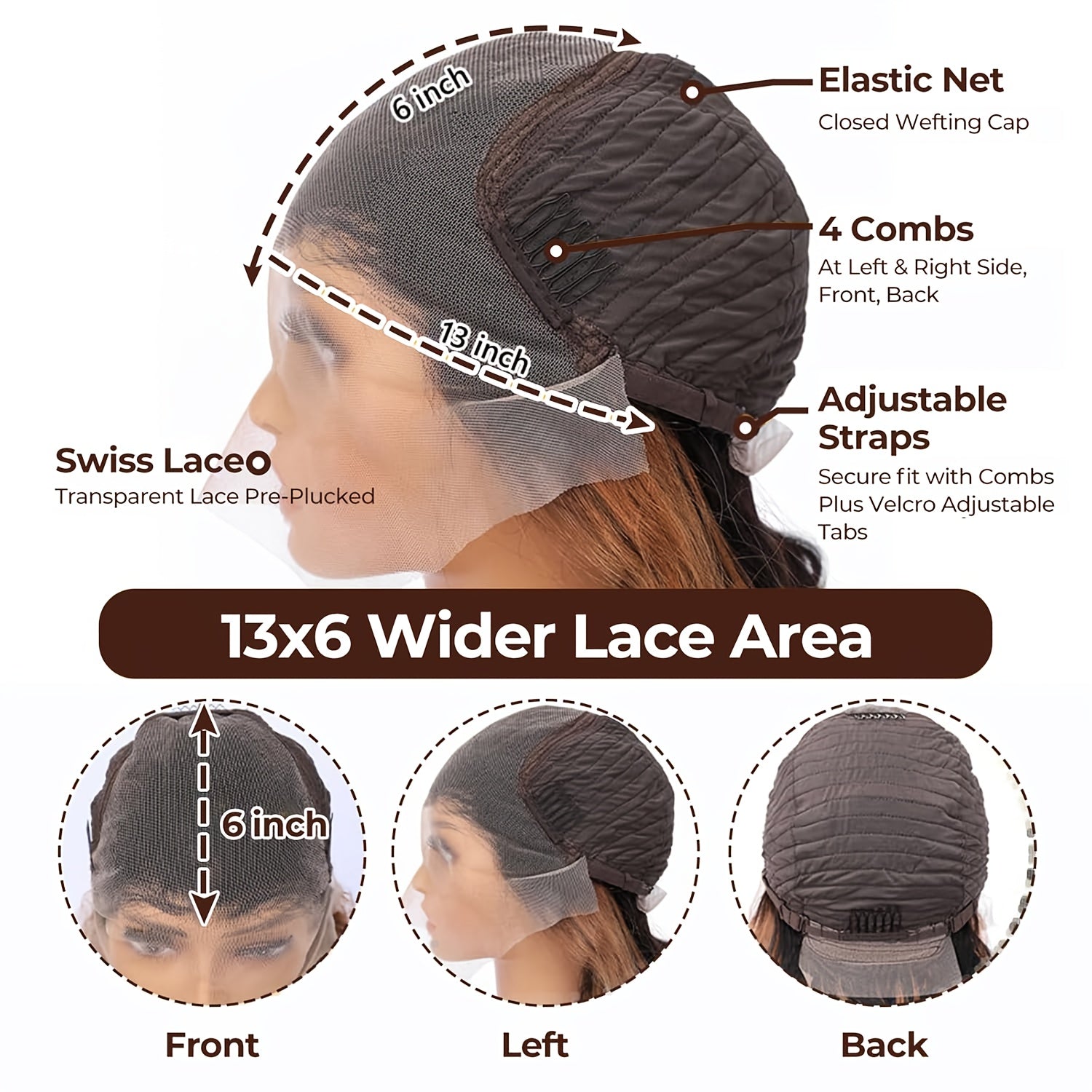 New Year'S Promotion 13x6 Highlight Lace Front Wig Human Hair Body Wave 180 Density HD Lace Front Wigs Human Hair Pre Plucked FB/30 Ombre Glueless Wigs 13x6 Lace Frontal Balayage Wigs Human Hair For Women