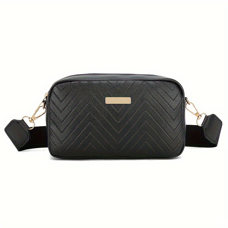 Stylish Embossed, Embossed Quilted Square Crossbody Bag + Women's Mini Wallet Pendant Combination Set, Multifunctional Shoulder Bag, Square Bag, Very Suitable for Outdoor Commuting, Daily Use and Travel