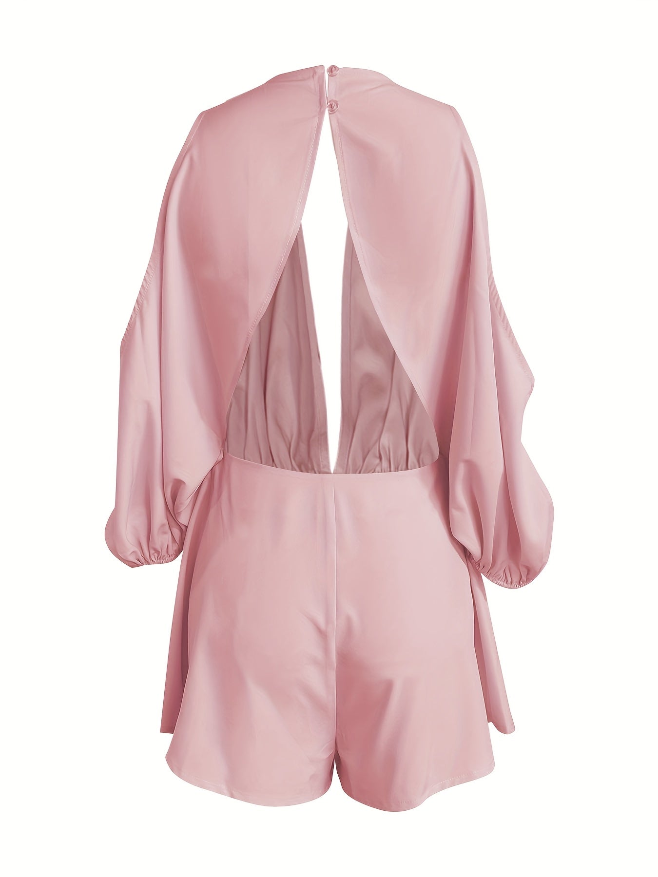 Women's Elegant & Sexy Halter Neck Jumpsuit - Lightweight Solid Color Spring/Summer Lounge & Party Wear, Hand Wash Only, Summer Outfit | Flowing Silhouette | Sensual Fit
