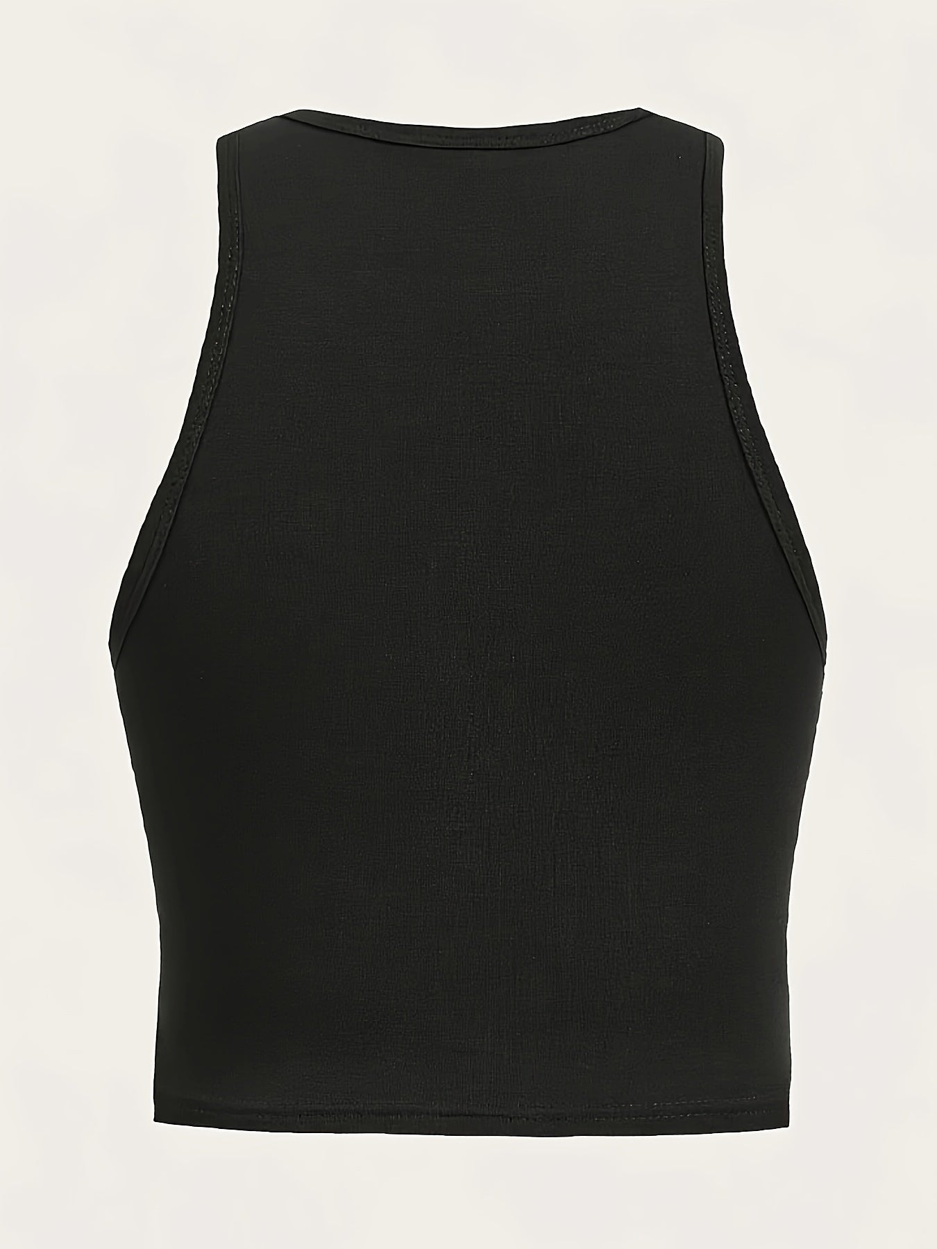 1pc St. Patrick'S Day Women'S Fashion Tank Top, Casual Round Neck Sleeveless Vest, Knitted Polyester Fabric, Stretch Fit, with Glitter Clover Print, for All-Season Chic Clothing
