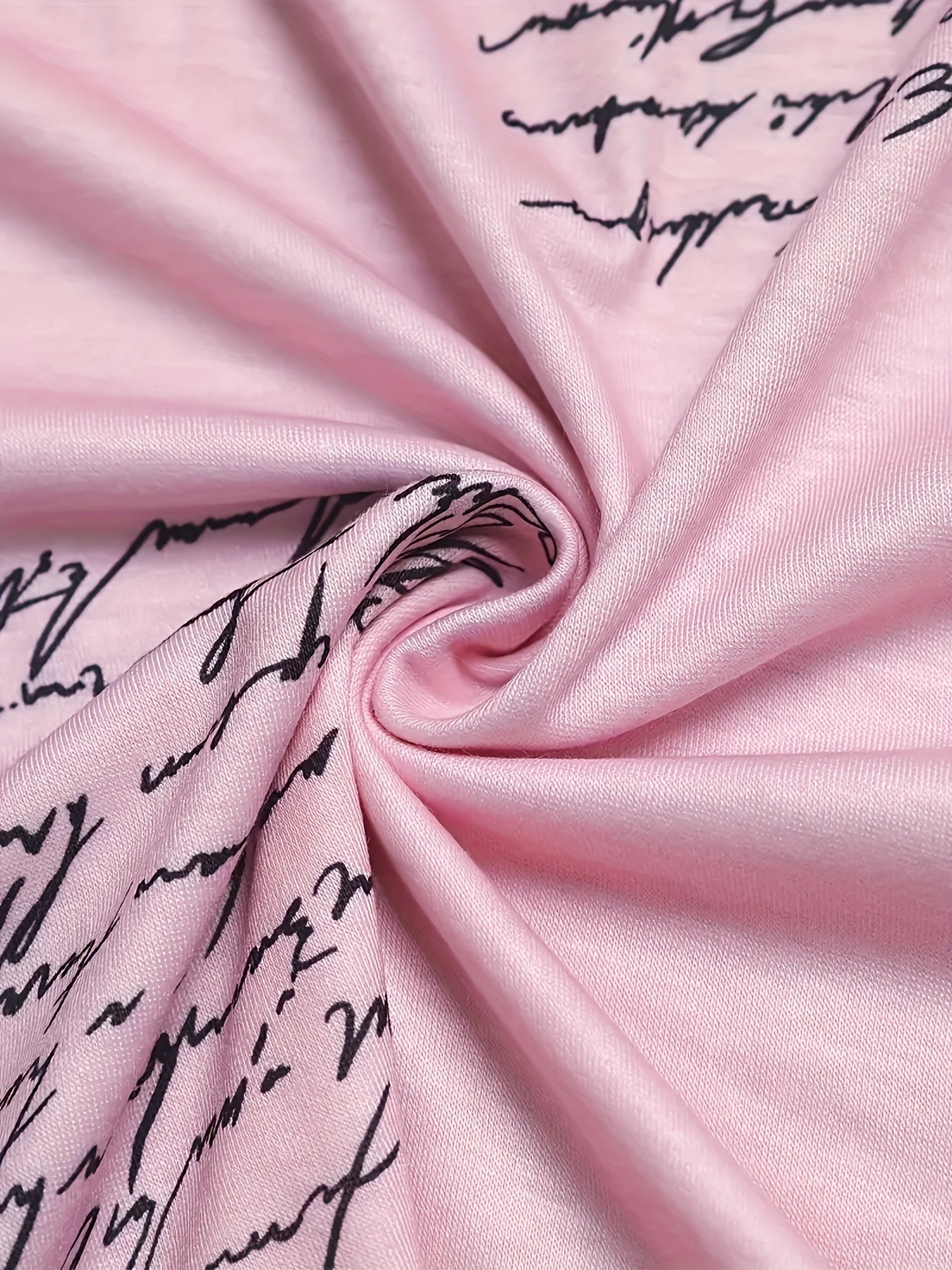 Women's Casual V-Neck T-Shirt with Unique Cloud Print - Soft Polyester, Machine Washable, Geometric Pattern, Perfect for All Seasons