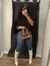 Cozy Turtleneck Cropped Sweater - Soft Knit, Loose Fit, Solid Colors - A Stylish Womens Layering Essential for Autumn/Winter