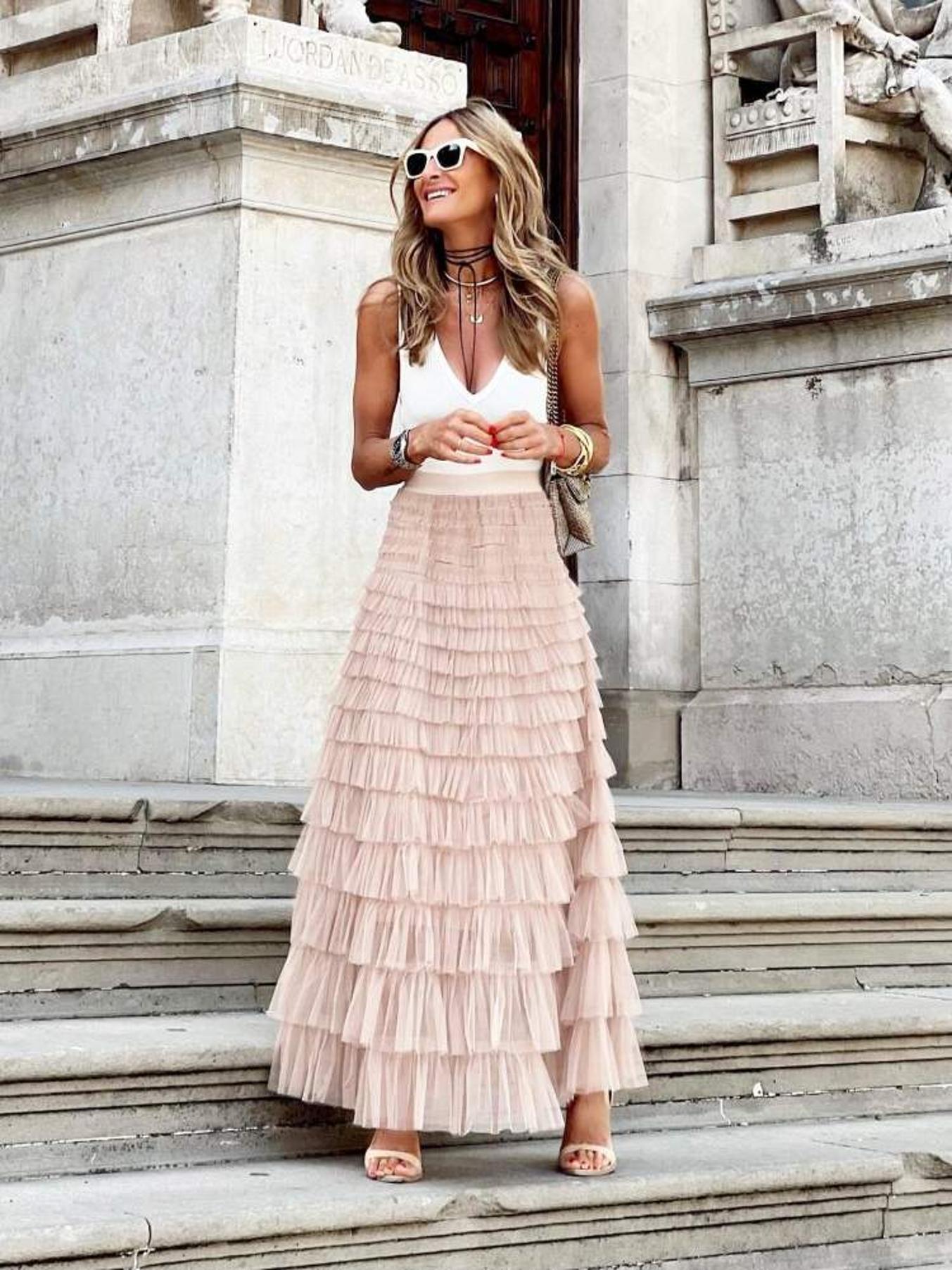 Tiered Maxi Skirt - Trendy Summer Fashion