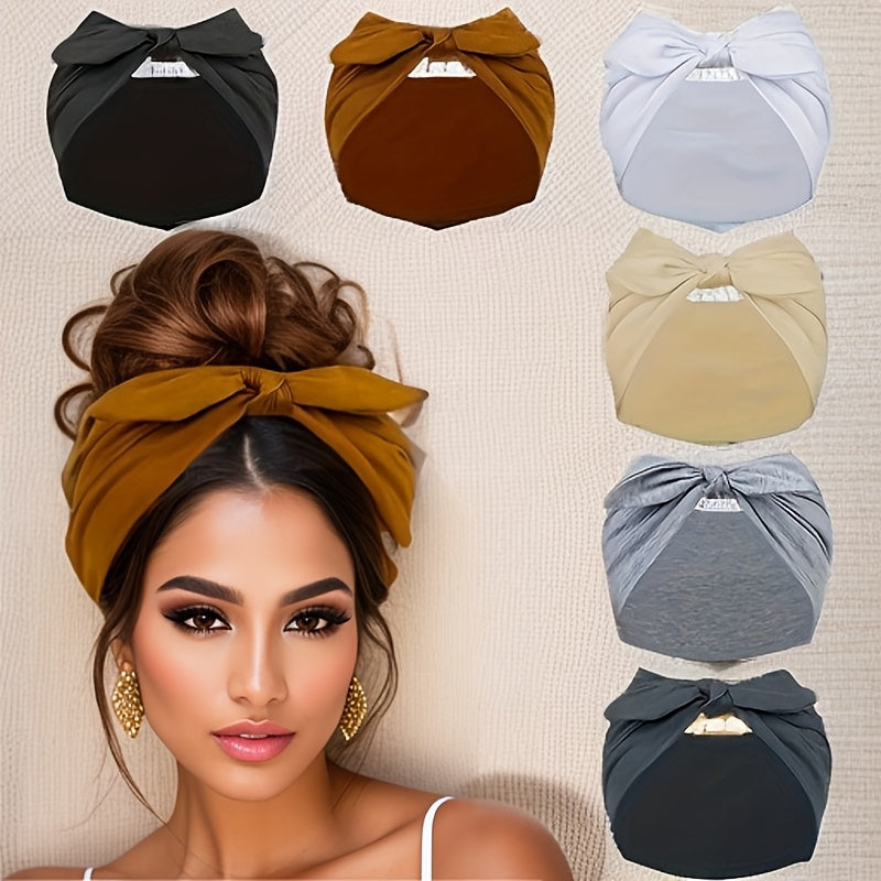 4pcs Wide Rabbit Ears Elastic Ribbon Hair Accessories Suit, Sports Yoga Headband, Soft And Comfortable Wide Brim Hair Band, Valentine'S Day Gift For Women