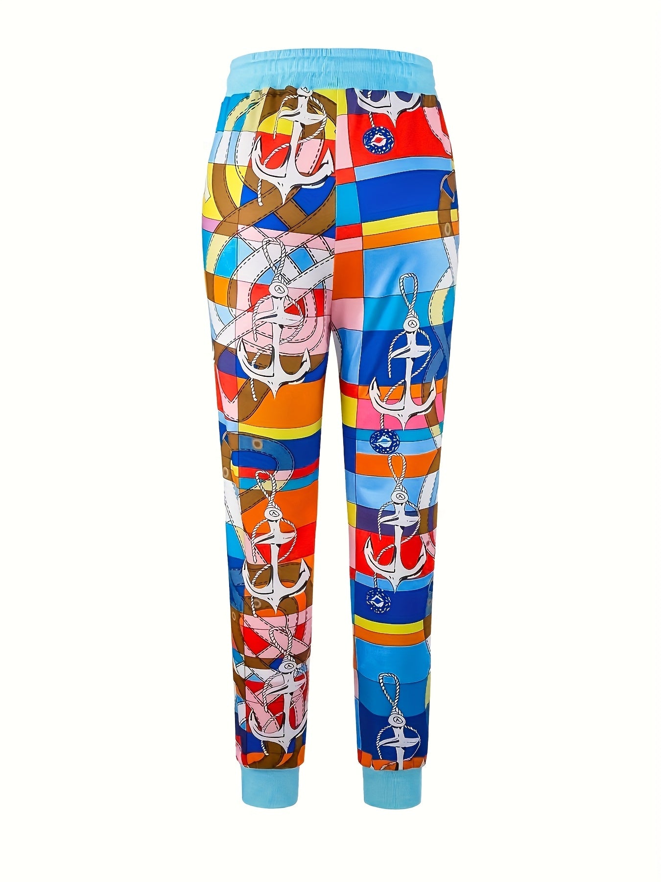 Women's Fashion Spring Long Sleeve Top, Long Pants, Funky Two Piece Set - Casual Wear, Fashionable Prints, Comfortable Drawstring Waist, Thin And Thick - Women's Versatile Work Commute, Daily Fashion Street Suit.