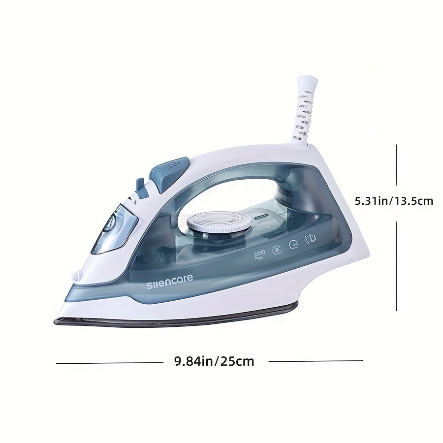 1Pc, Clothes Steam Iron With Non-stick Soleplate And Adjustable Thermostat Control, Equipped With Overheat Safety Protection At 120V