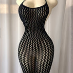 Sexy Hollow-Out Valentine'S Day Women'S Sheer Halter Bodycon Dress Beach Cover-Up for Vacation Music Festival Beach Mesh.