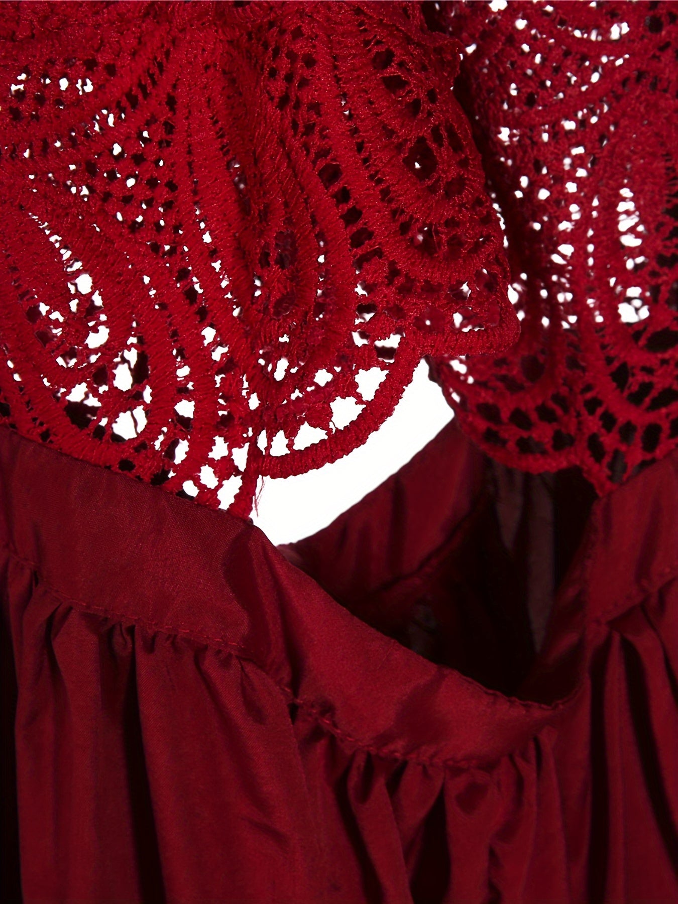 Women's Sexy Off-Shoulder Crochet Lace Halter Neck Dress - High Waist Pleated Maxi Evening Gown for Weddings, Parties & Formal Events