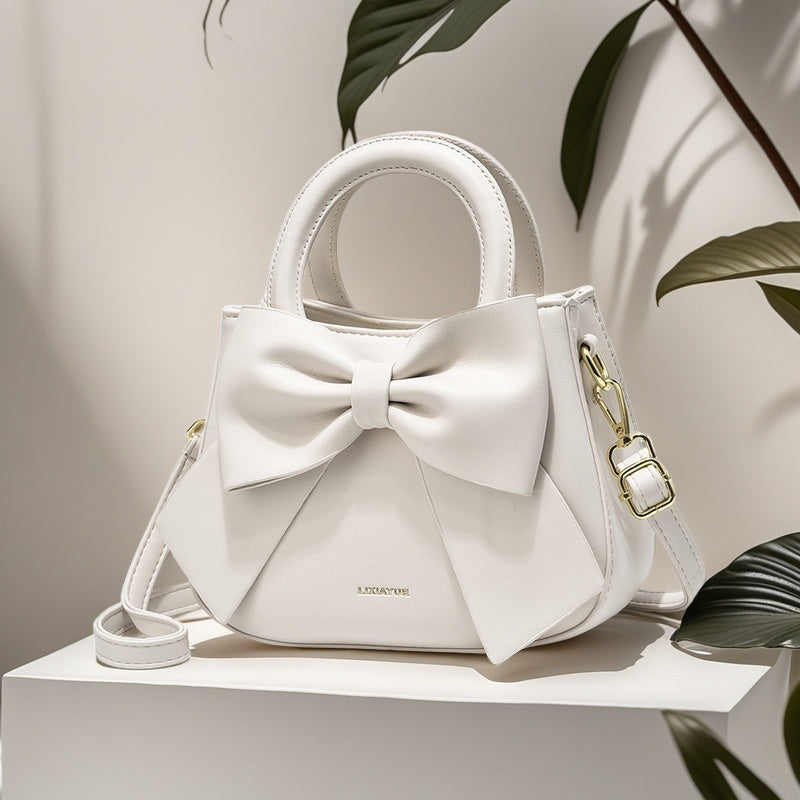 2025 Popular Bow Handbag, Casual Everything, Party Dinner, Women'S Crossbody Bag