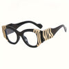 High-value Trendy Jinli Decorated Sunglasses Internet Celebrity Fashion Trend High-end Concave Shape Photo Sunscreen Sunglasses Ins