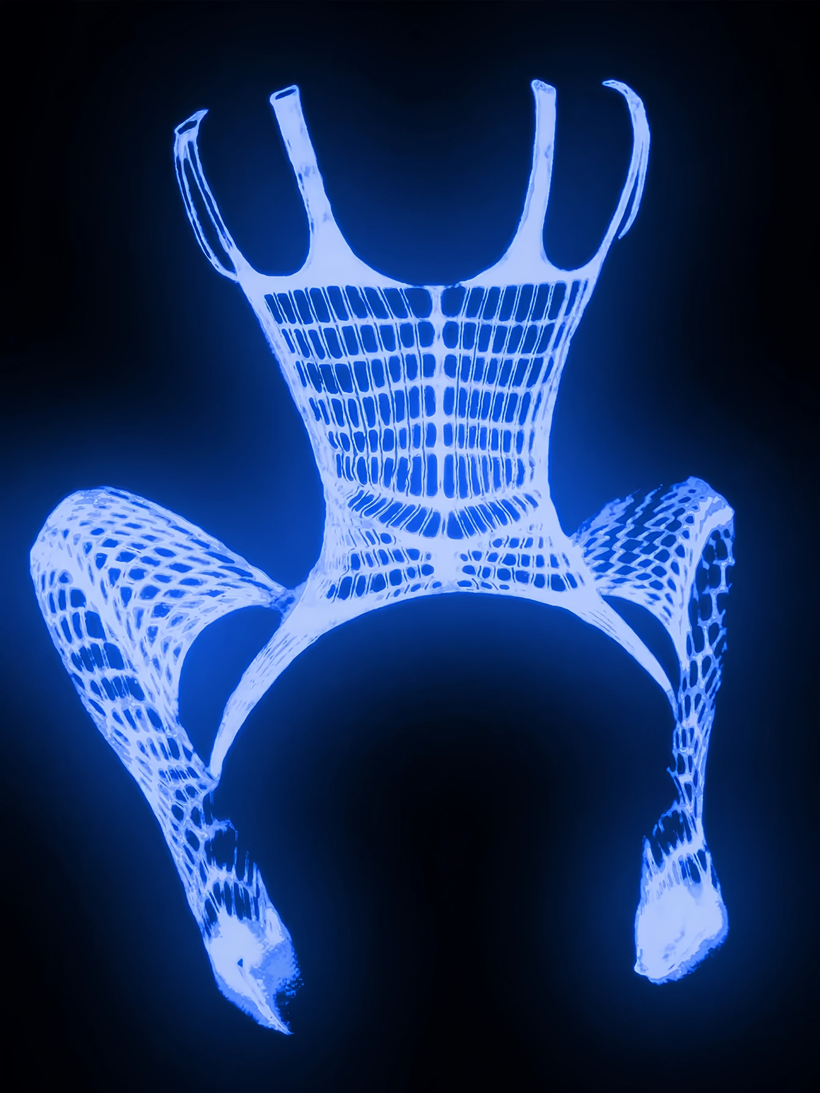 1pc Women's Luminous Fishnet Socks Fishnet Bodysuit Underwear Glowing in the Dark Fishnet Tights See-through Suspender Glow-in-the-Dark Fishnet Stockings Sexy Full Body Stockings Tight Fishnet Stockings Women's Sexuality One-