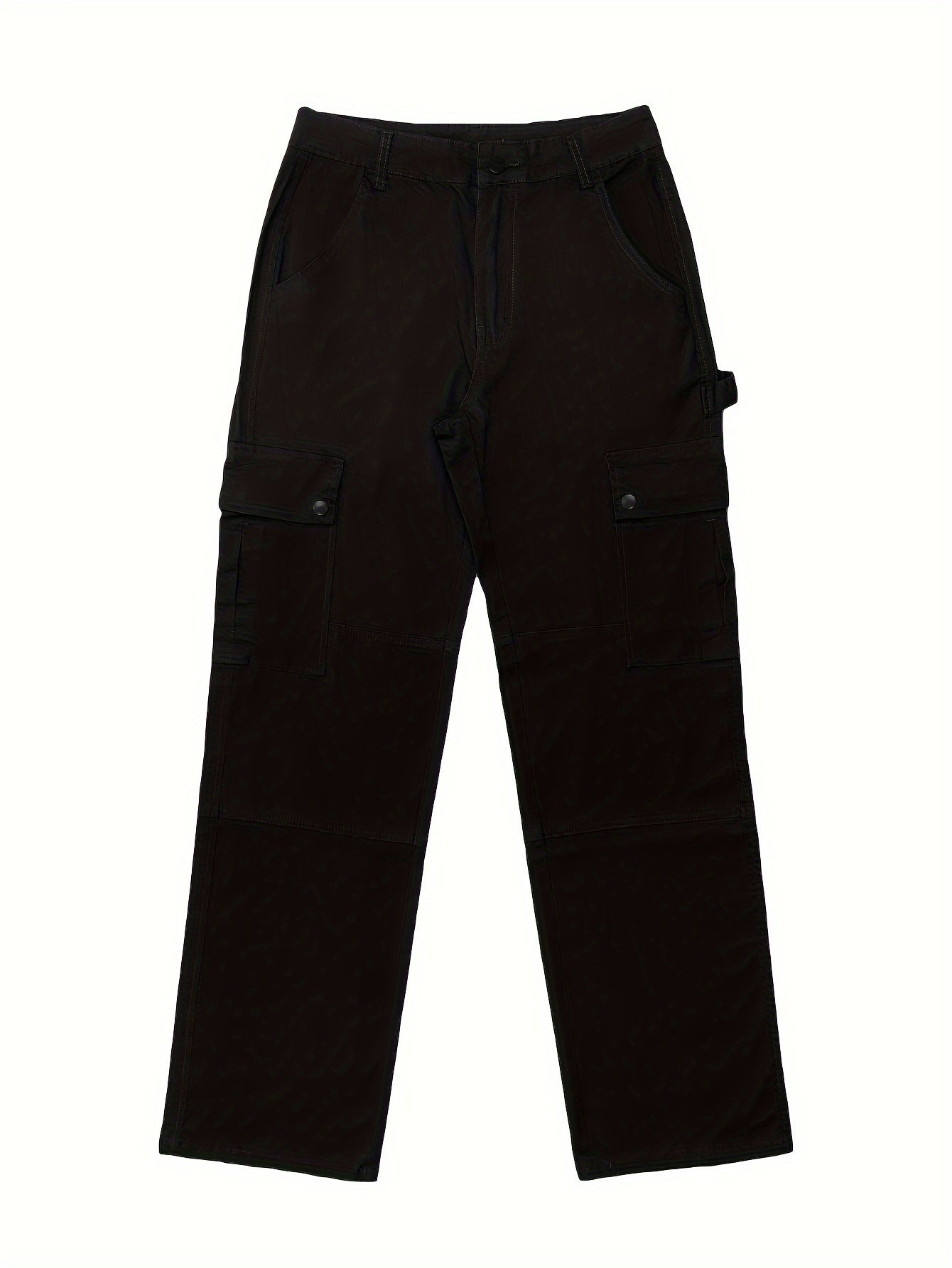 GILIPUR Pink Cargo Pants for Women - Retro Street Style, Multi-Pocket Utility Workwear, Machine Washable, Viscose and Elastane Blend