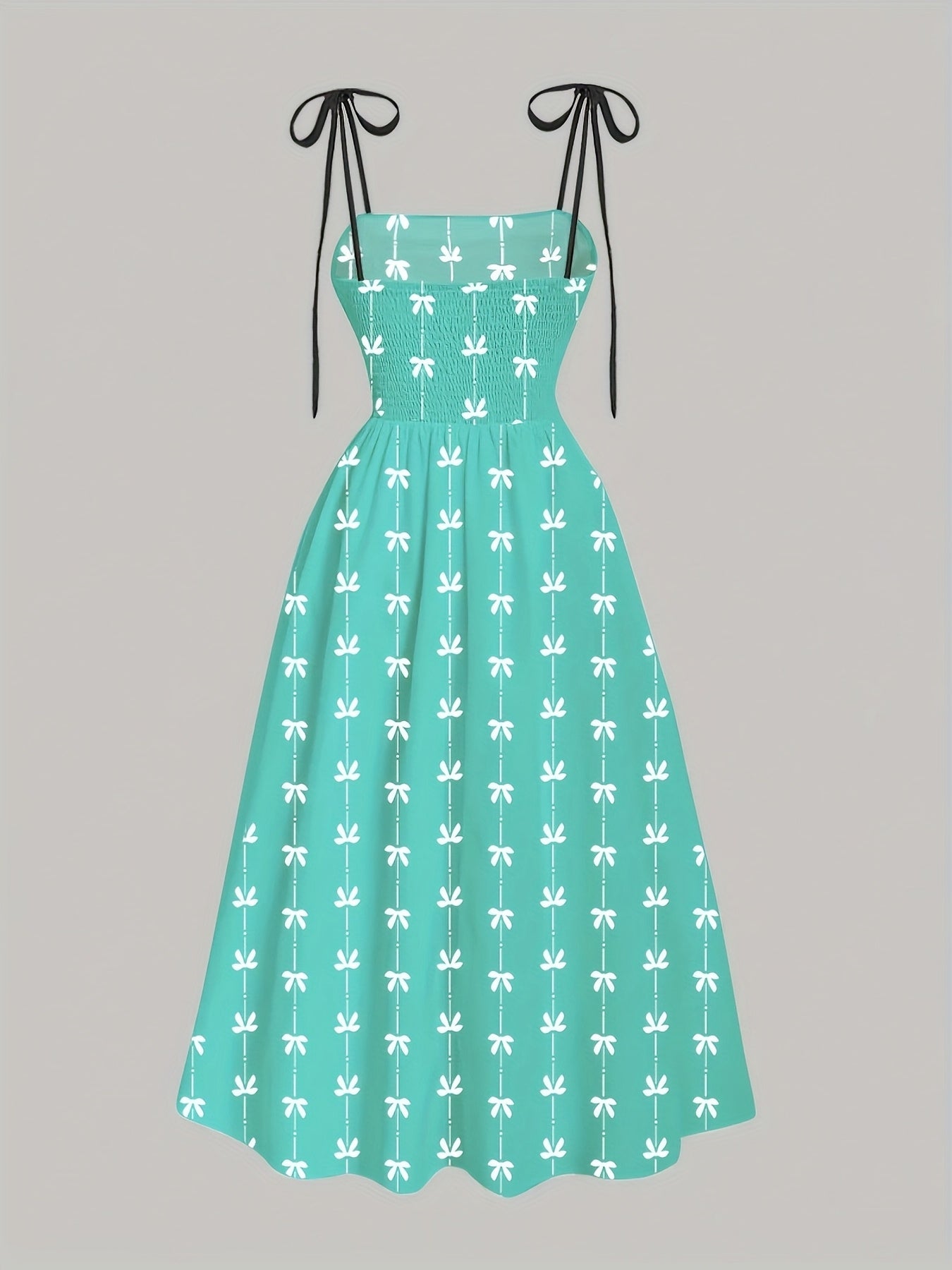 Elegant Floral Print Halter Dress with Ruffle Detail - Sleeveless, All-Season, Adult Women'S Fashion, Sleeveless Dress | Floral Print Dress | Ruffle Detail Dress